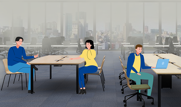 フリーアドレス