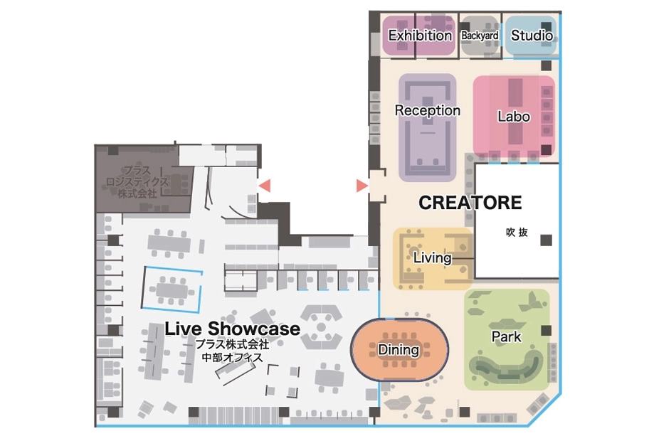 Floor map