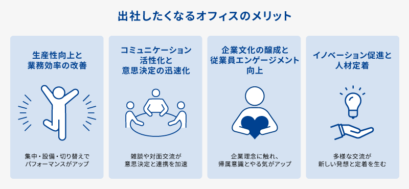 出社したくなるオフィスのメリット
